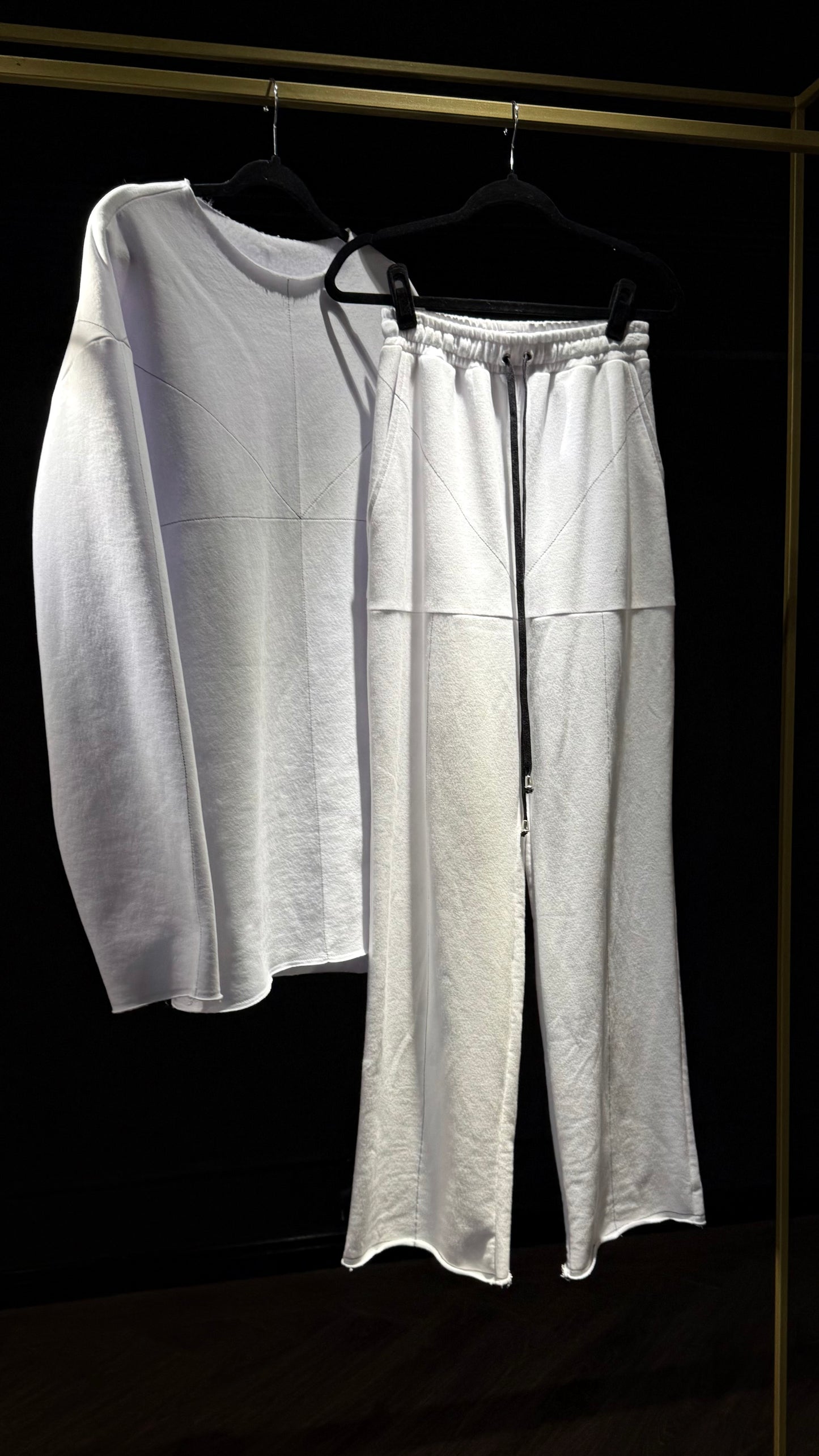 Basic White Sweatpants