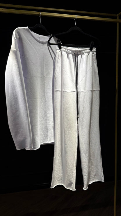 Basic White Sweatpants